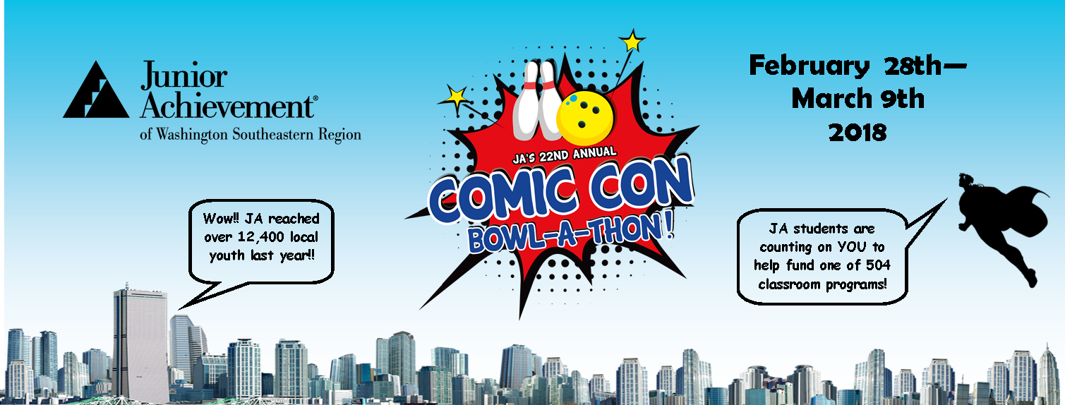JA Southeastern WA Comic Con Bowl-A-Thon / HAPO